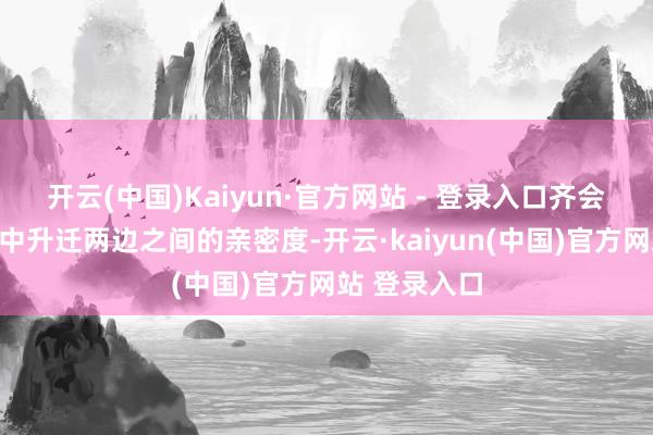 开云(中国)Kaiyun·官方网站 - 登录入口齐会在潜移暗化中升迁两边之间的亲密度-开云·kaiyun(中国)官方网站 登录入口